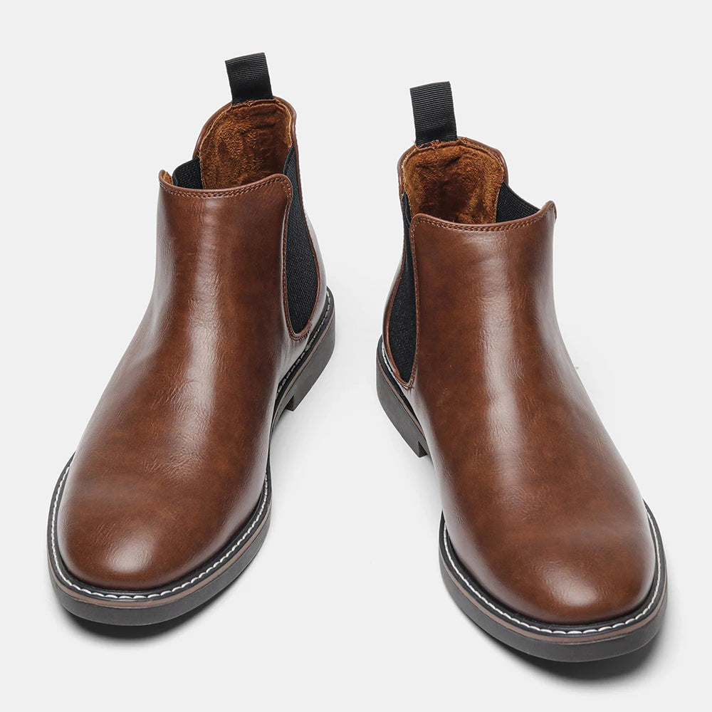 Men Chelsea Boots Brand Retro Comfortable Fashion Men Boots in USA