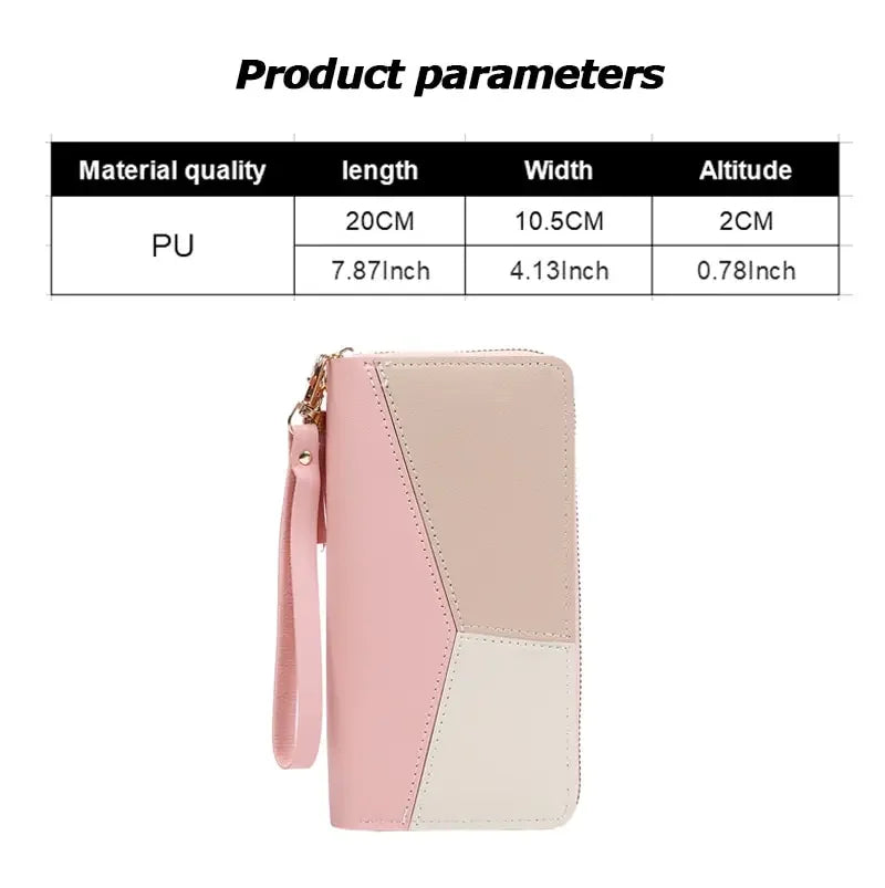 Fashion Zipper Wallets Womens Long Purses Handbags Coin Purse in USA