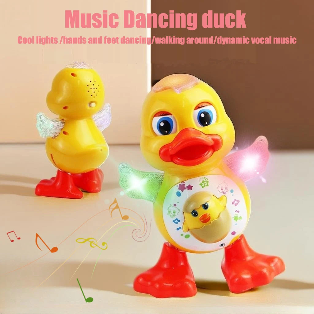 Electric Dancing Duck Funny Blink Eyes Flashing Light Shake in USA