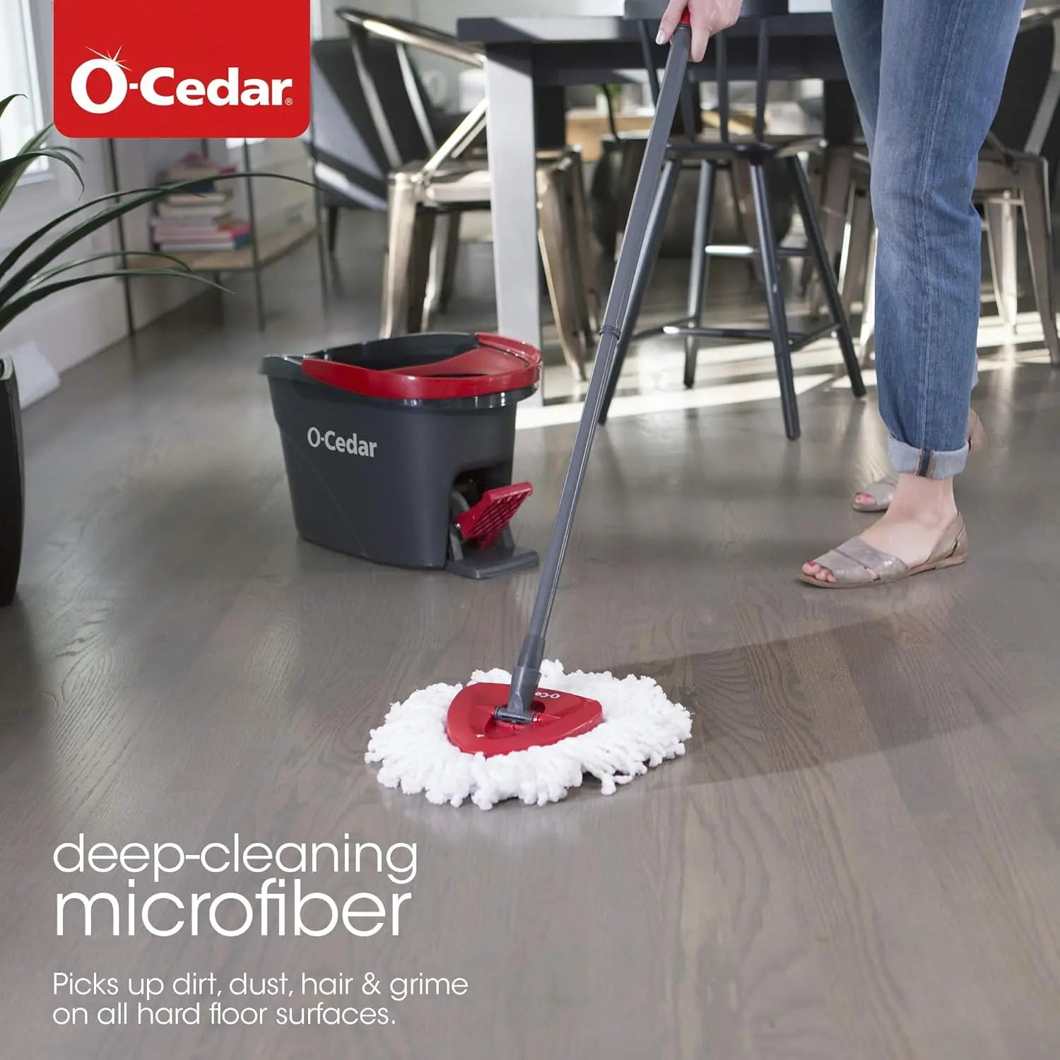 Microfiber Spin Mop & Bucket Floor Cleaning System in USA