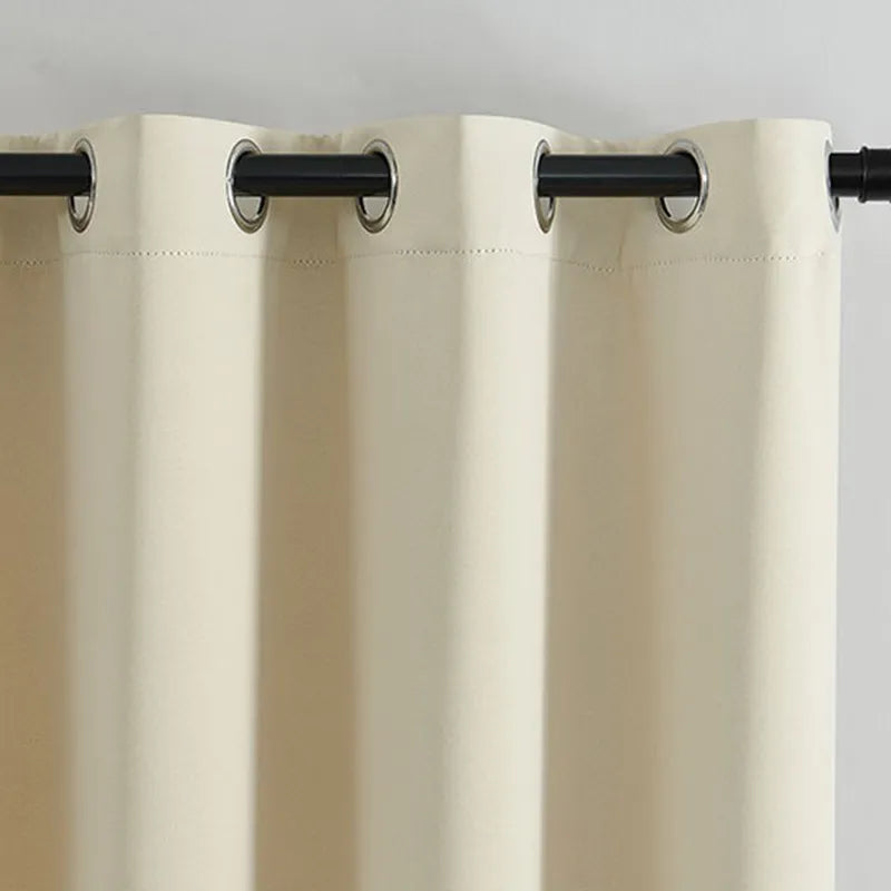 Panel Solid Color Blackout Curtain Room Darkening Light Reducing Curtain in USA