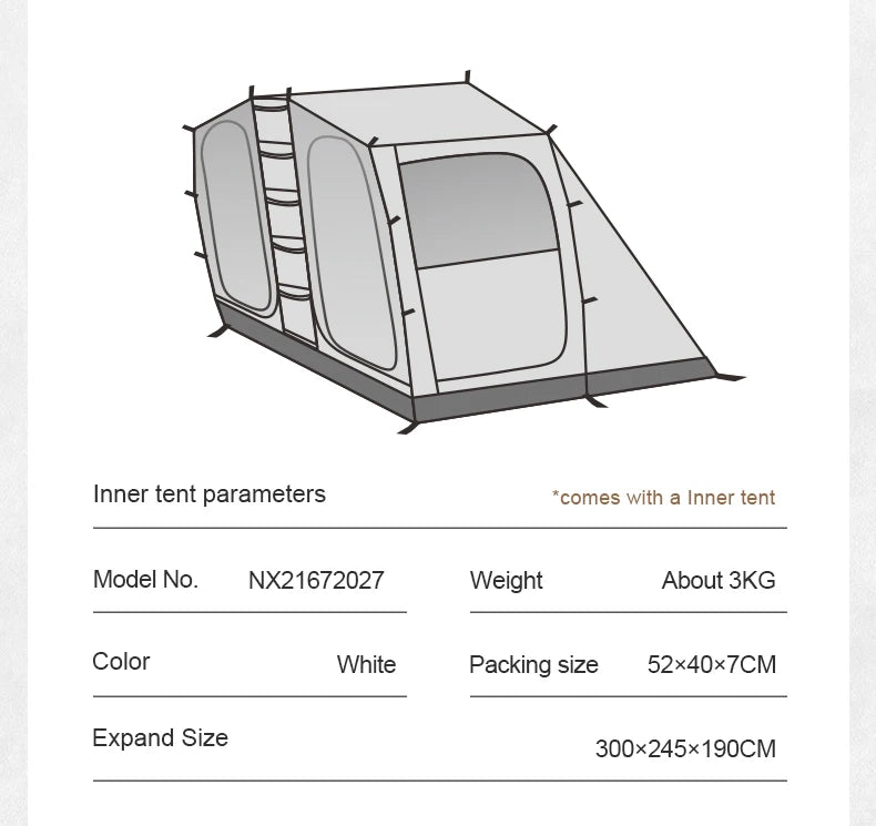 Tunnel Tent Living Shell Tent Large Blow Tent Invite Space in USA