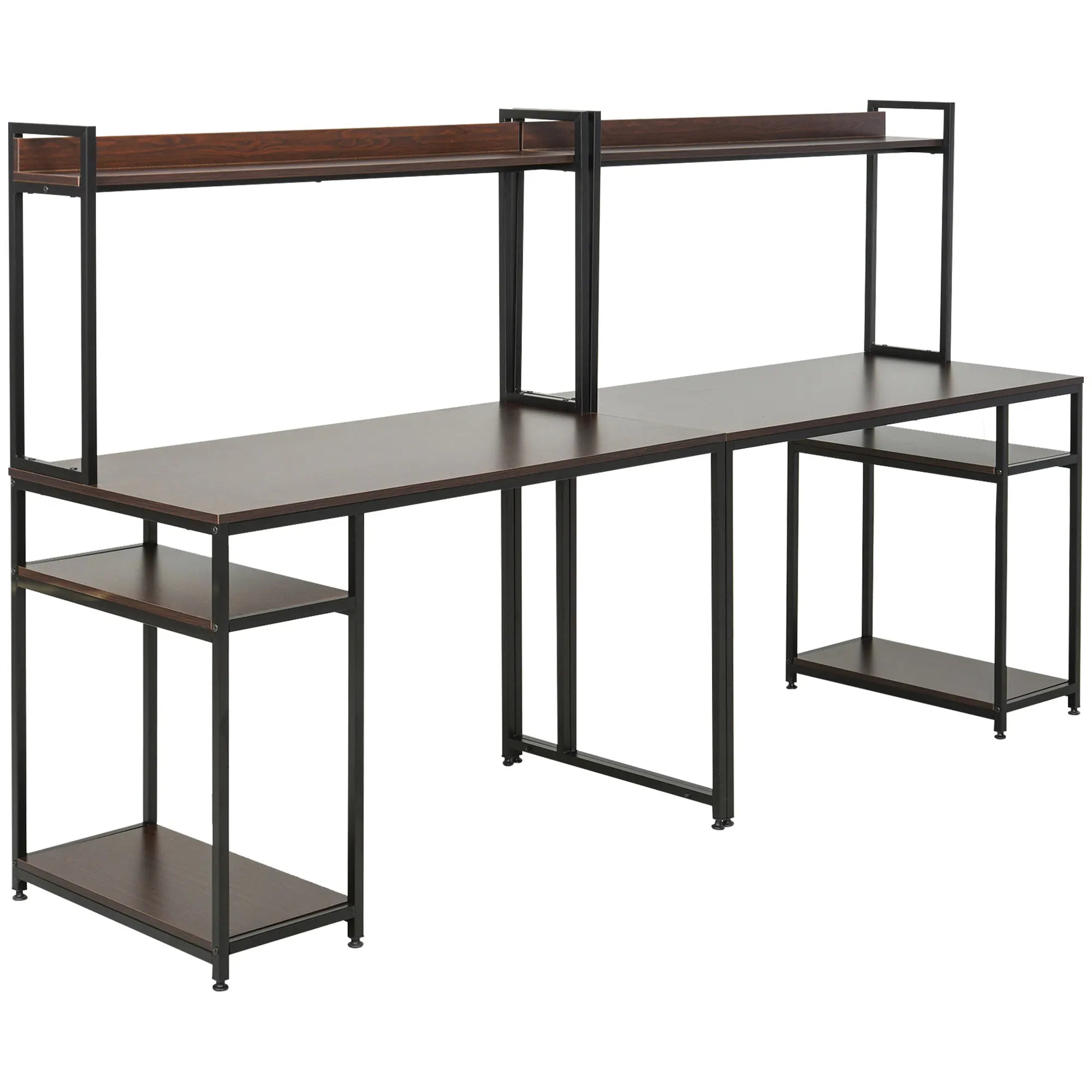 Modern MDF Computer Office Desk with Storage Shelf IN USA.