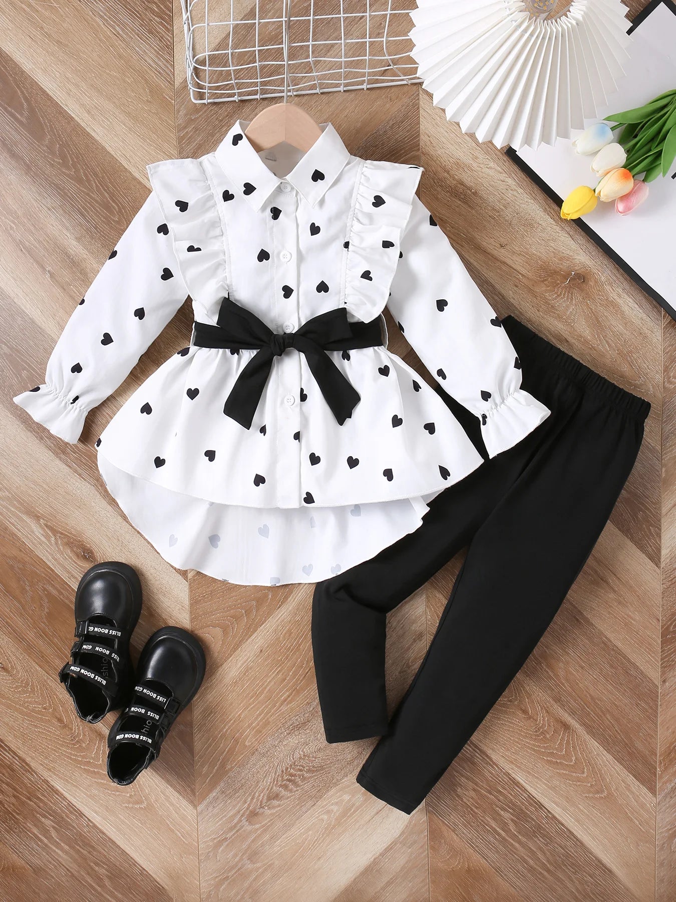 Children's Fall New Girls Fashion Long Shirt Dress in USA