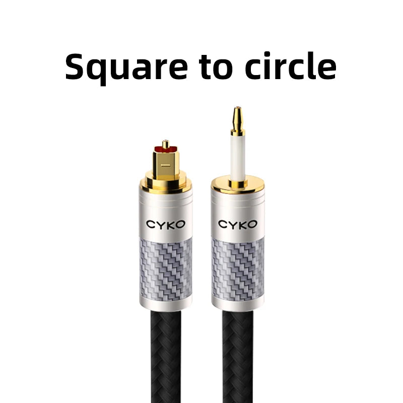 CYKO Digital Optical Audio Cable Toslink SPDIF hifi in USA.