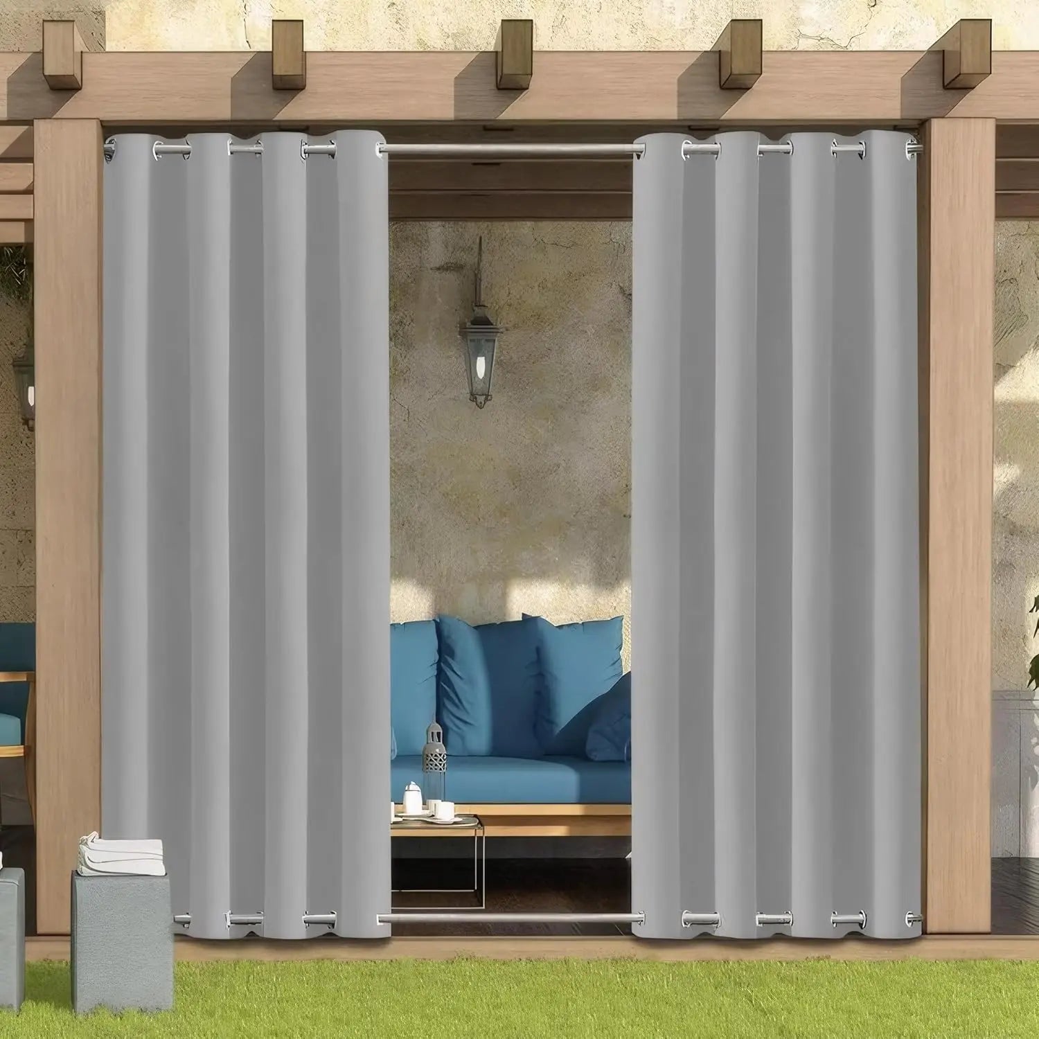 Outdoor Curtains Garden Patio Gazebo Pergola Waterproof in USA