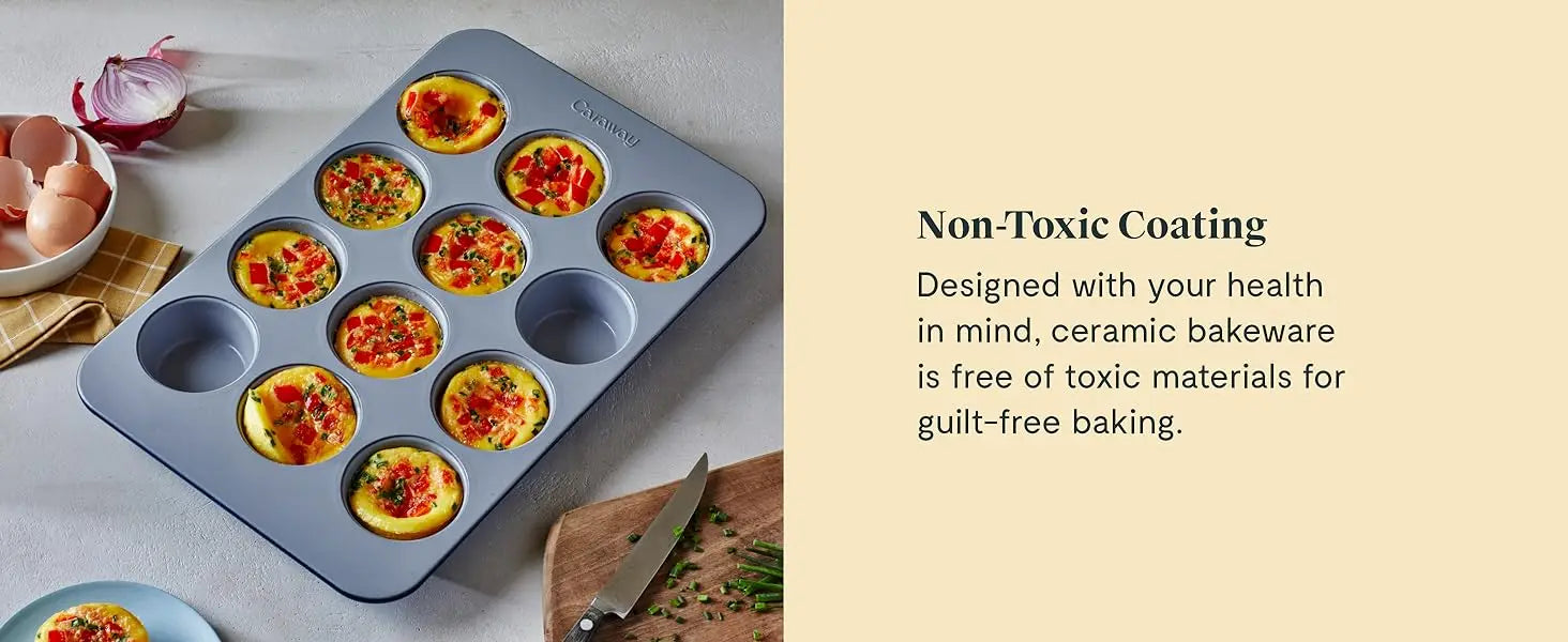 Nonstick Ceramic Bakeware Set Baking Sheets in USA.