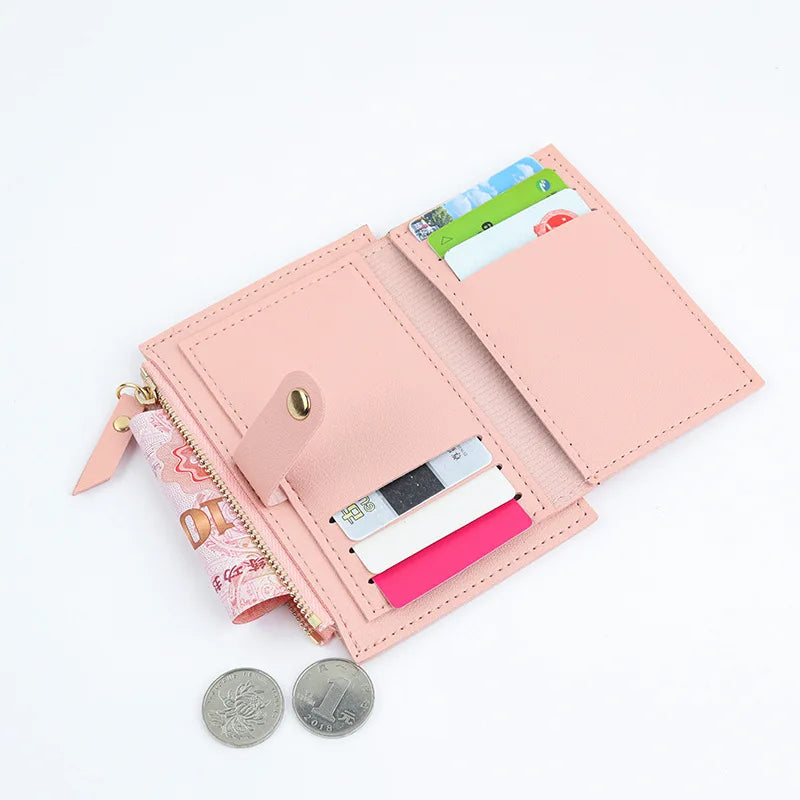 Women Wallets PU Leather Female Purse Mini Hasp in USA