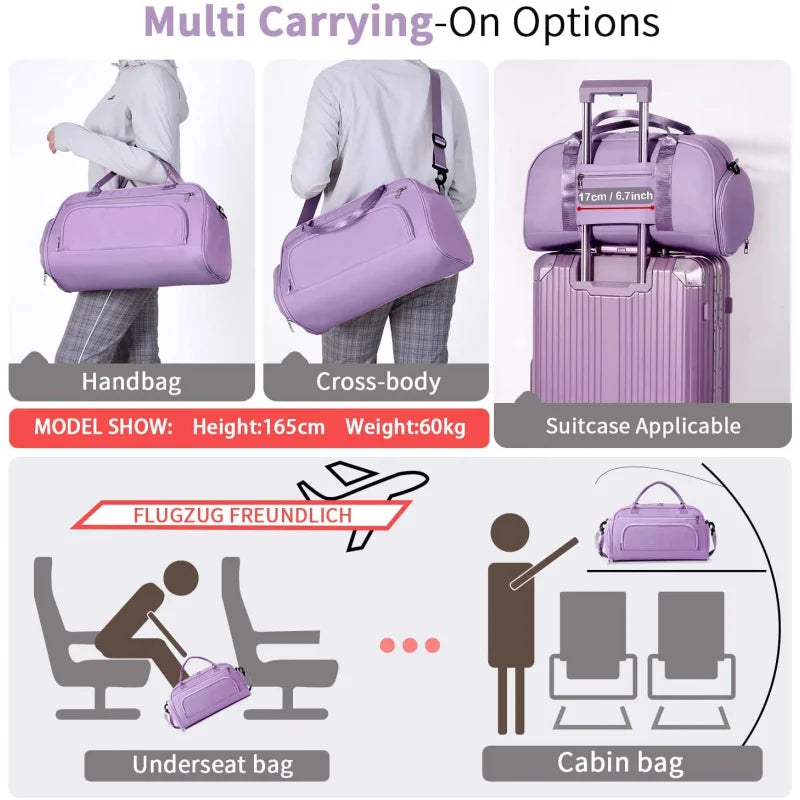 Gym Bag Duffle Bag Weekend Bag Overnight Hospital in USA