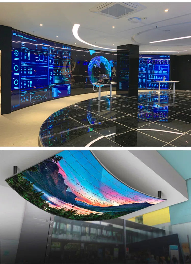 OLED LCD Curved Splicing Screen Flexible Ultra-thin in USA.