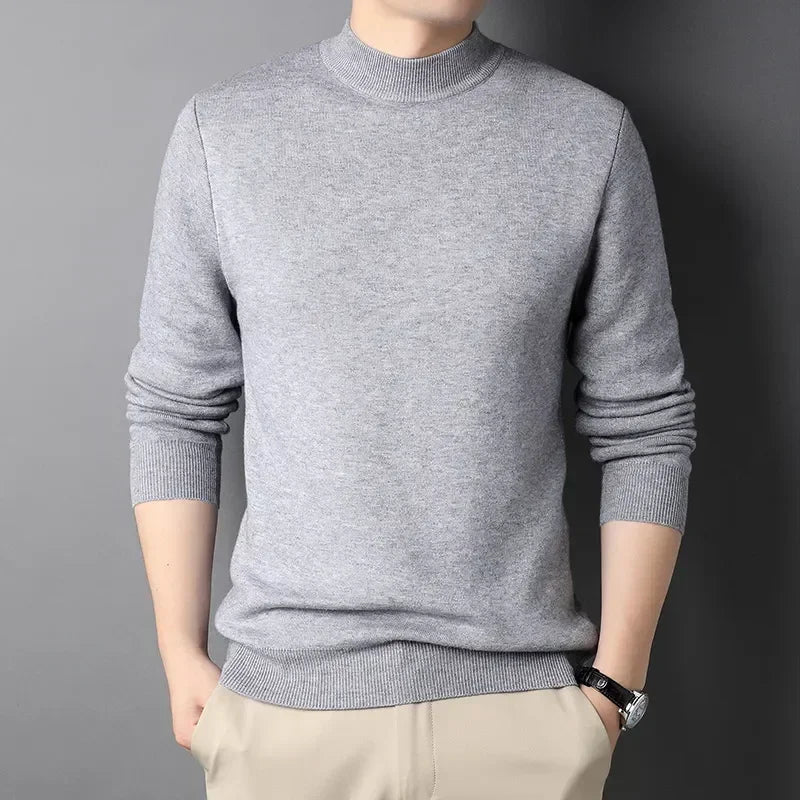 Brand New Men's Cashmere Sweater Half Turtleneck Men IN USA.