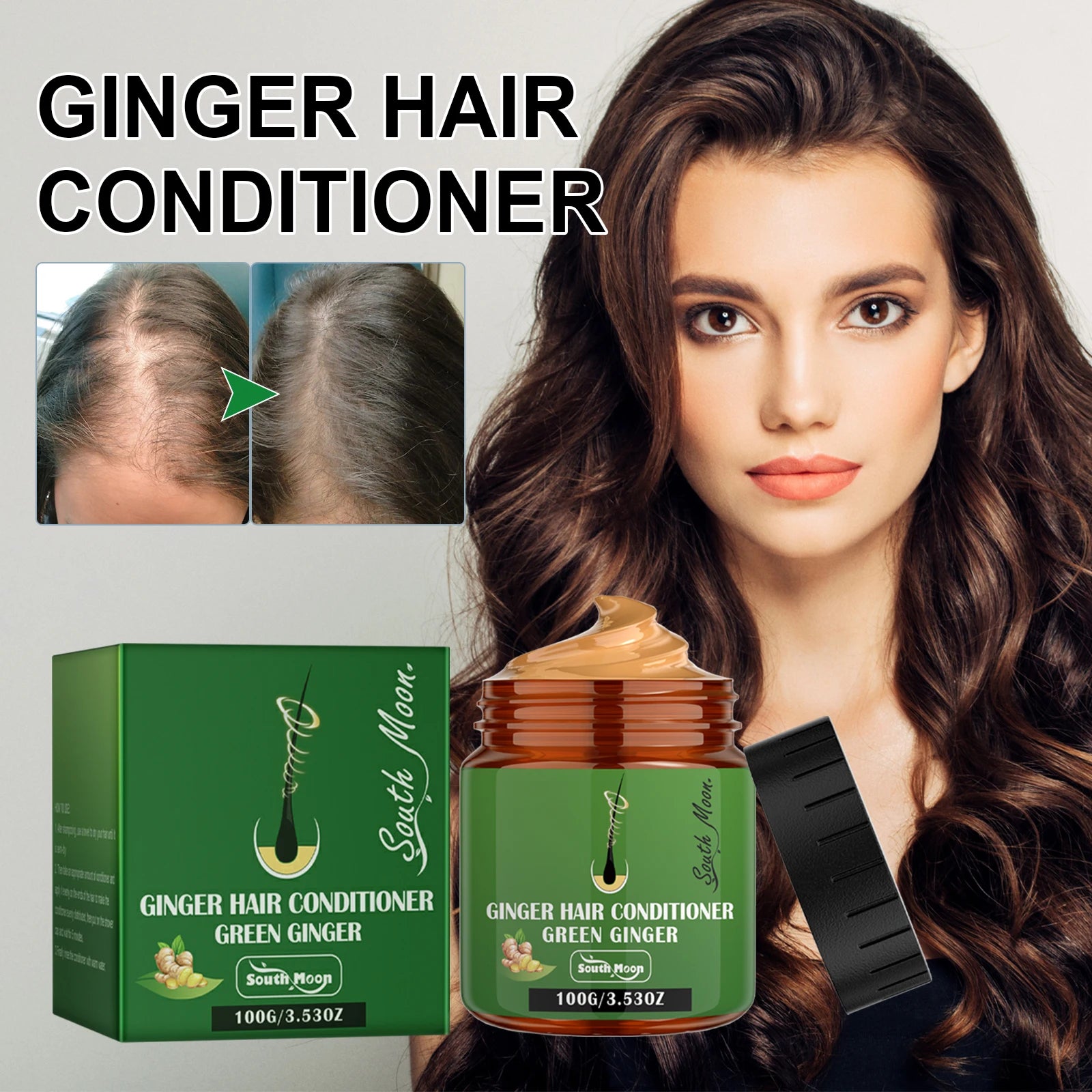 Ginger Hair Conditioner Strengthen Hair Repair in USA