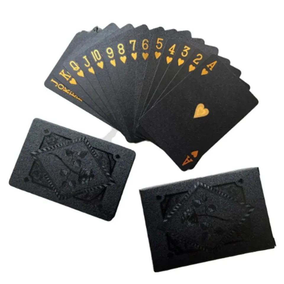 Color Rose Black Gold Playing Card Game Card Group in USA