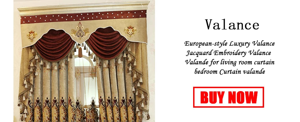 European Luxury Embroidered Curtains Living Room Curtains in USA