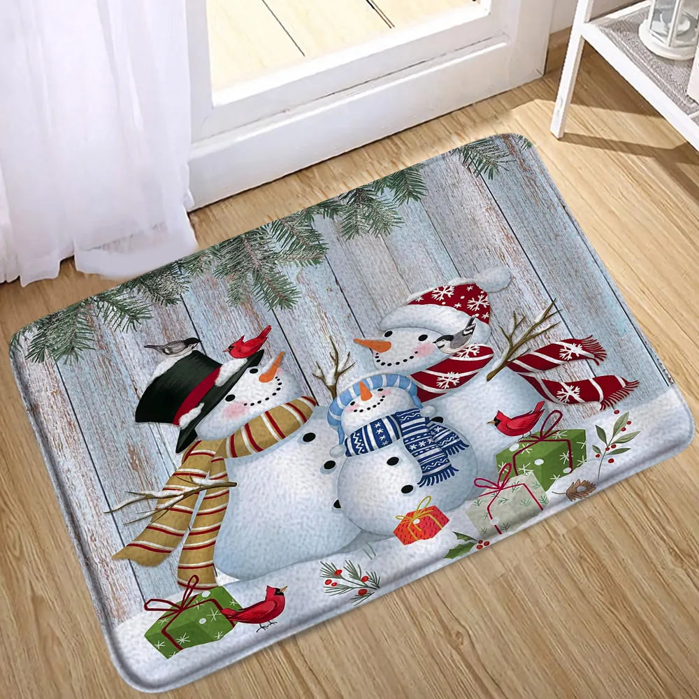 Christmas Bathroom Sets with Shower Curtain Rugs Red Truck in USA.