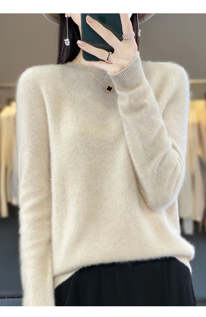 New cashmere sweater women's sweater autumn in USA