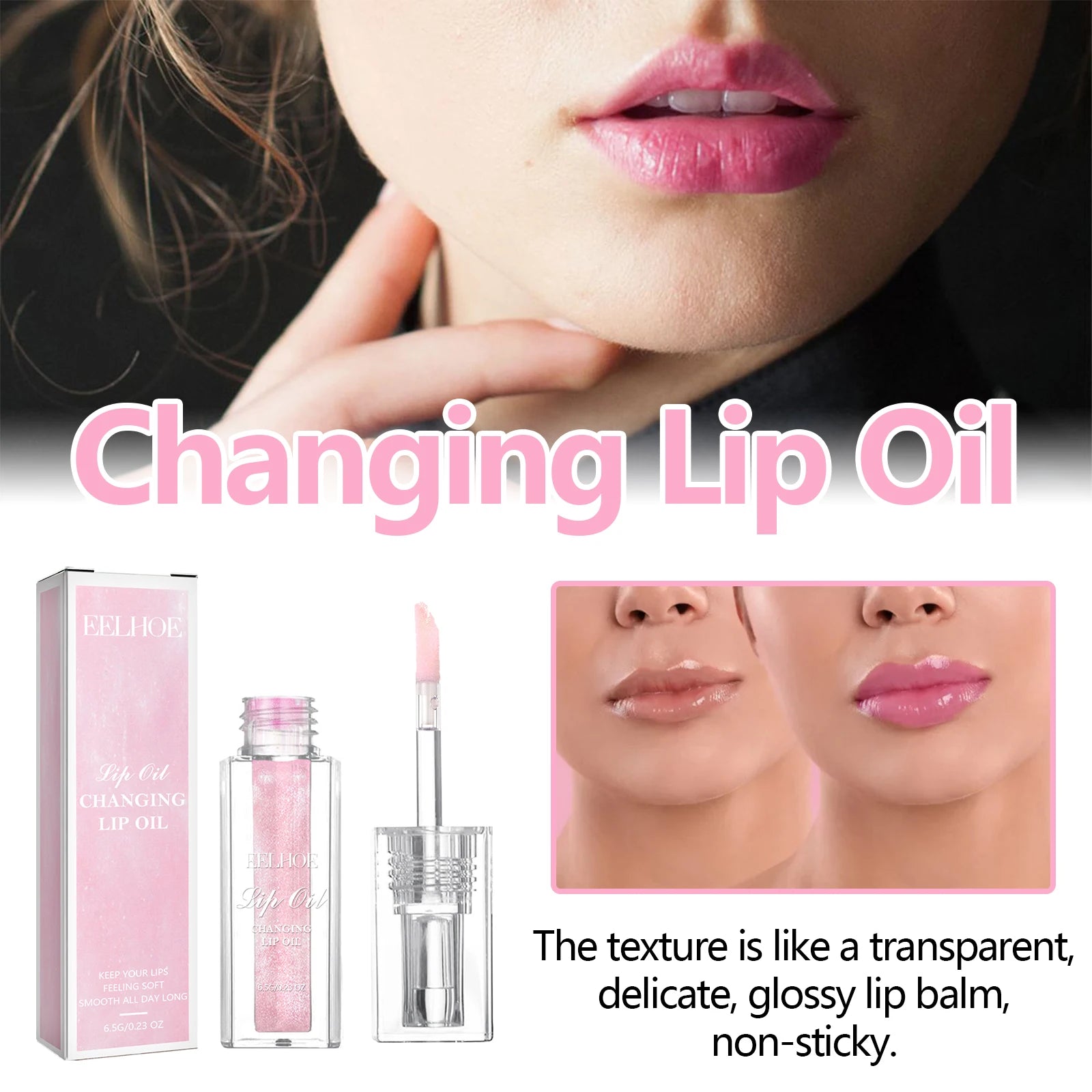 Lip oils and balms