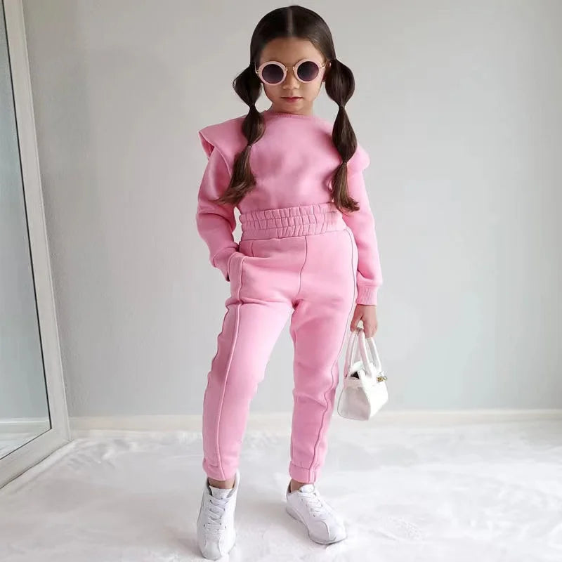 Children's New Clothing Girls Autumn Winter Candy Color in USA