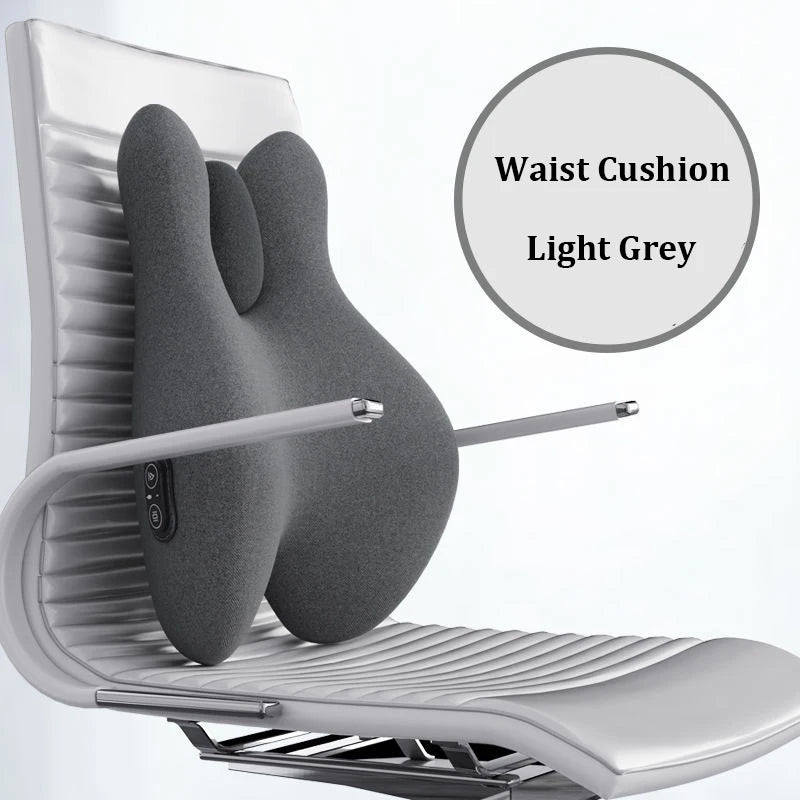 Memory Foam Electric Massage Waist Pad /Chair Cushion Set