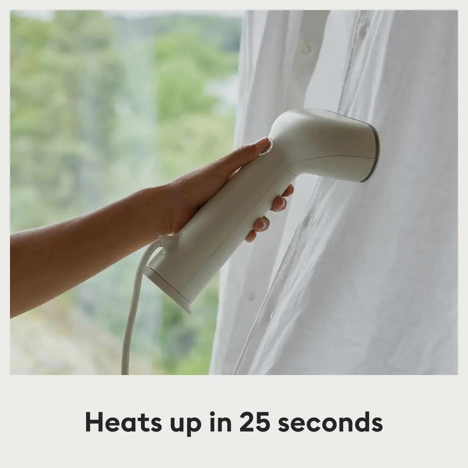 Handheld Clothes Steamer Cirrus US Plug, Heated Ironing in USA.