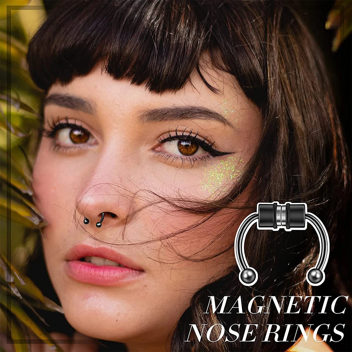 Fake Septum Nose Rings Hoop Women Girls Stainless in USA