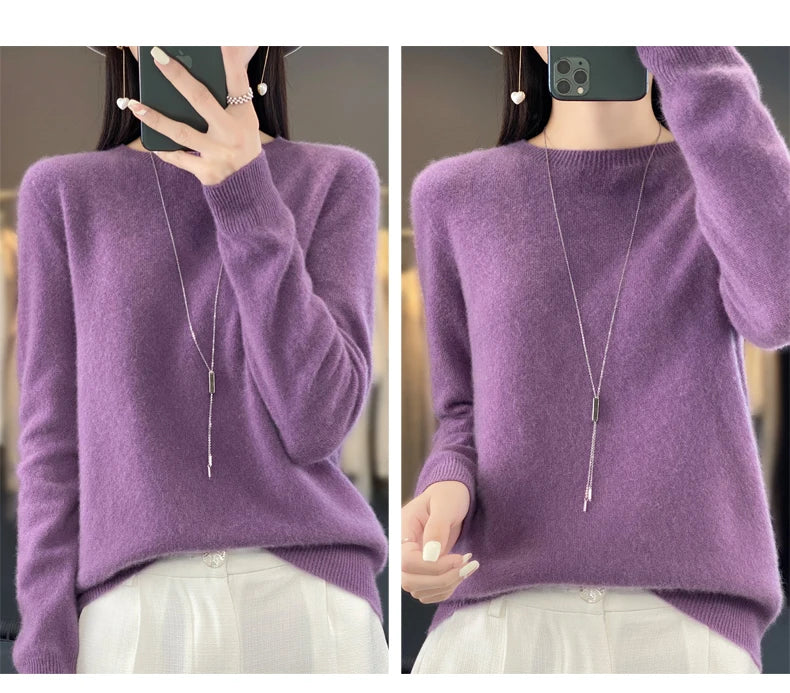 New cashmere sweater women's sweater autumn in USA