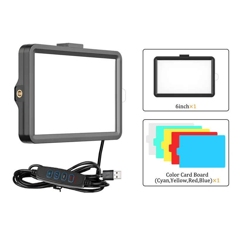 LED Photography Video Light Panel RGB Filters Lighting Photo in USA.