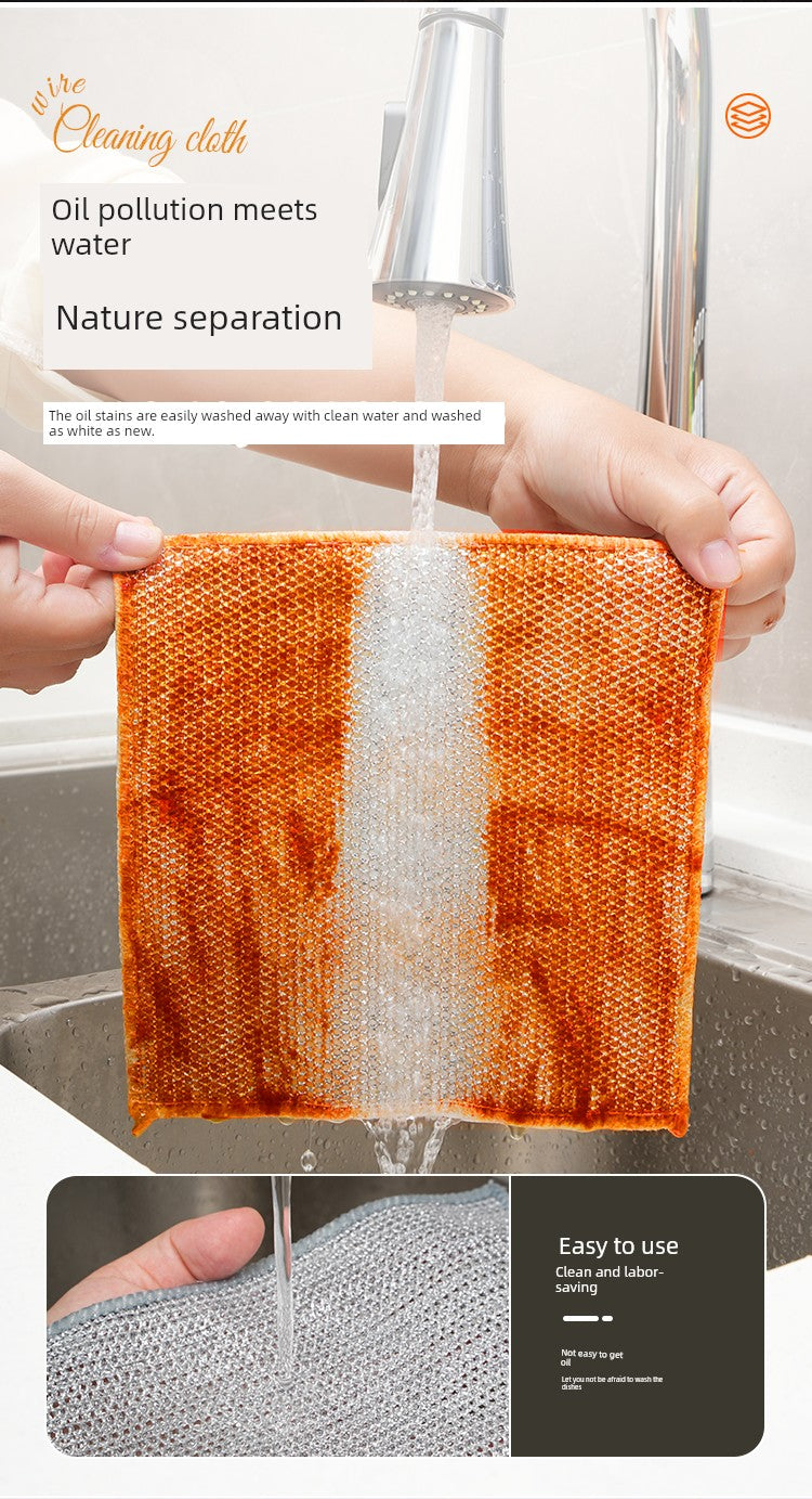 Steel Wire Dishcloth Oil-Free in USA.