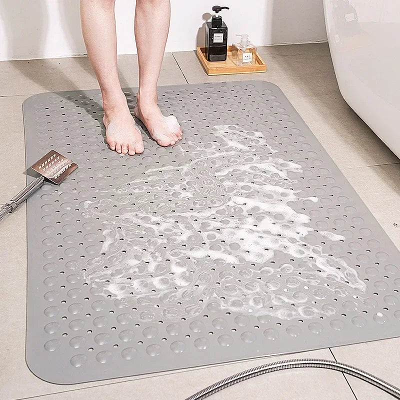 Healthy Non-toxic Large Bath Mat Safety Non-slip Suction Cup