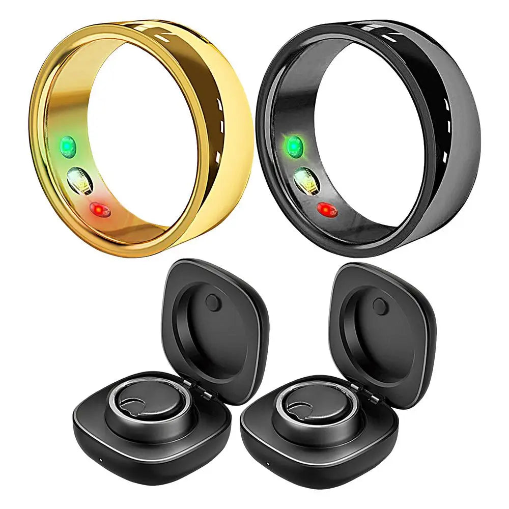 Fitness Tracker Ring With Charging Case Multisport Heart in USA.