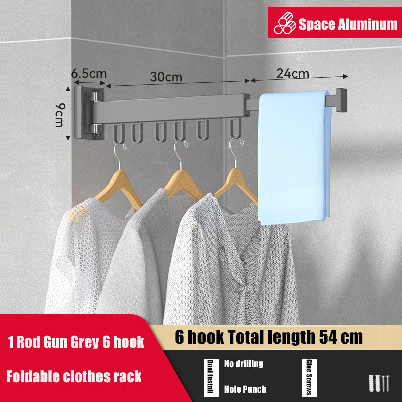 Retractable Cloth Drying Rack Folding Clothes Hanger IN USA.