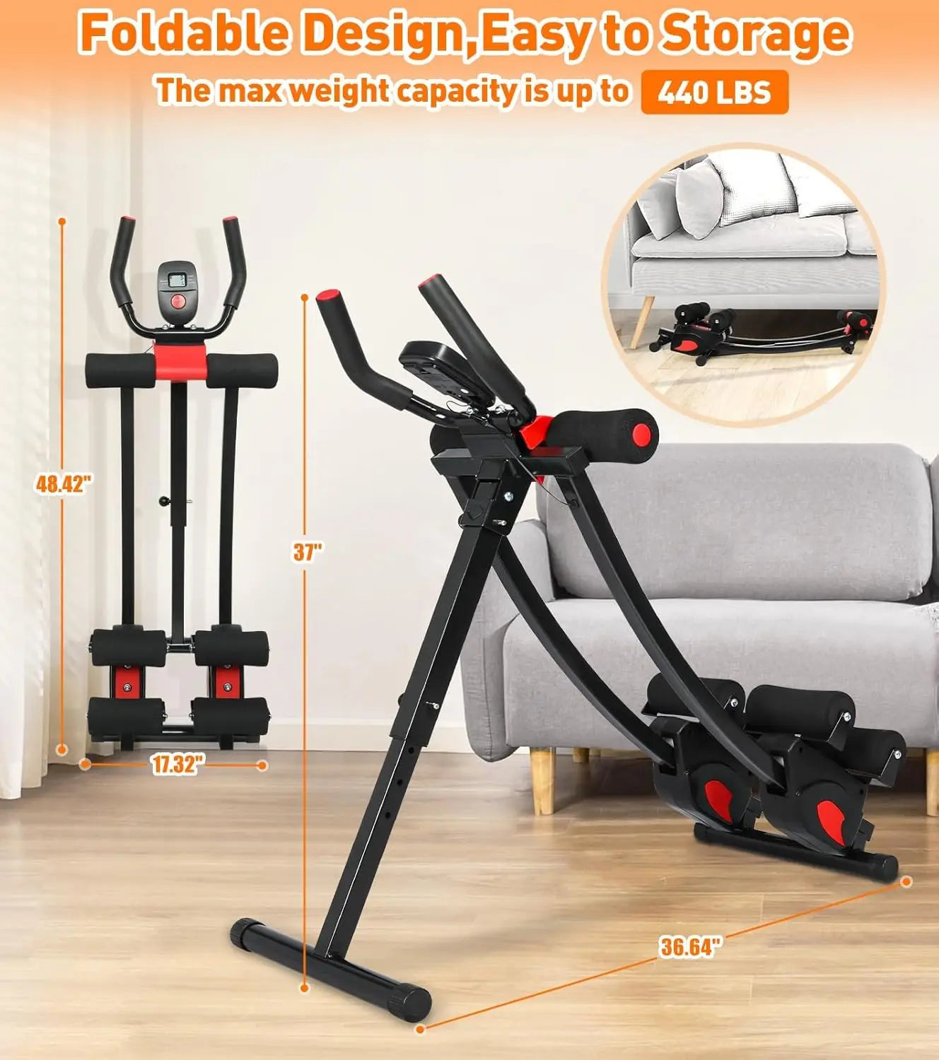 Machine Women Home Gym, Adjustable Core Abdominal Exercise in USA