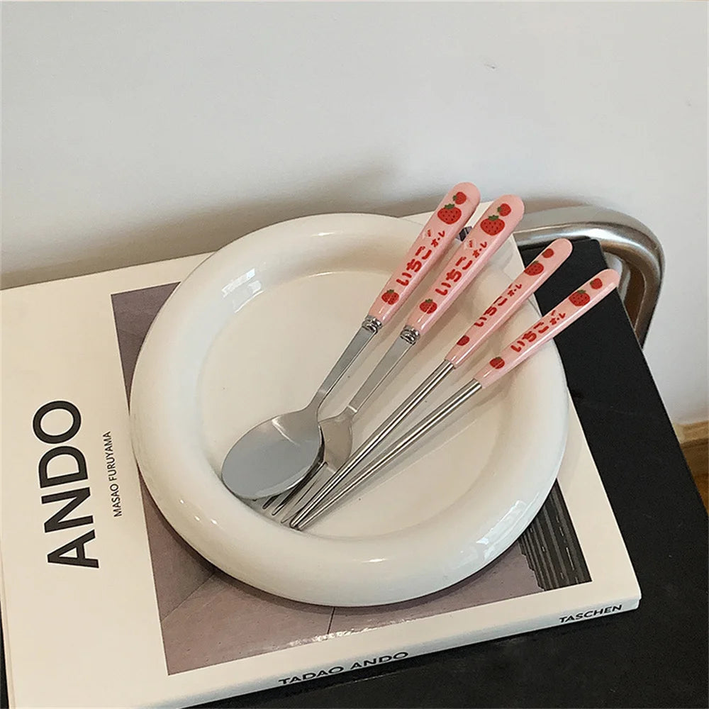 Portable Chopstick Fork Spoon With Storage Box in USA.