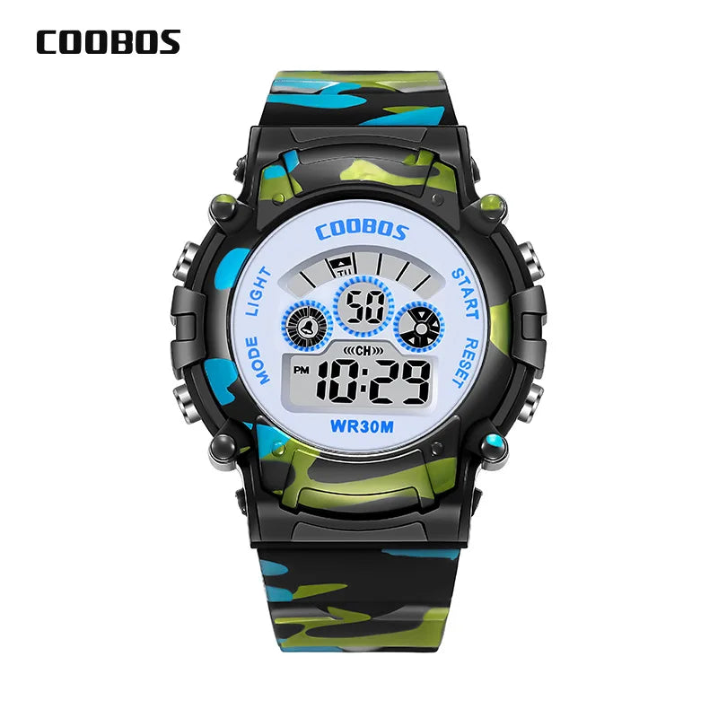 Kids Electronic Watches Color Luminous Dial Life Waterproof in USA