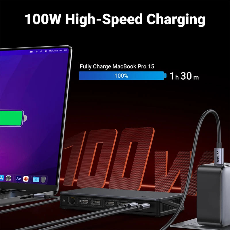 UGREEN Docking Station 9-IN-1 HUB USB C to 4K60Hz HDTV Display in USA.