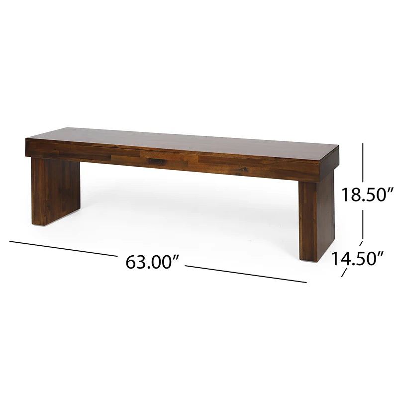 Modern Bar Dining TableSolid Wood Bench Wood Kitchen IN USA.