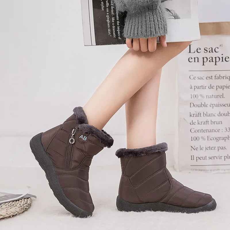 Winter Women Boots Thick Bottom Ankle Boots Women in USA