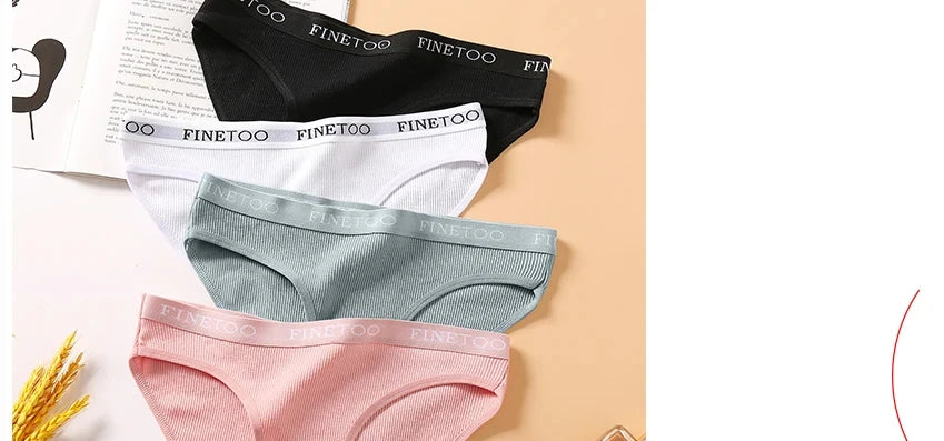 Women Letter Underpants Cotton Underwear in USA