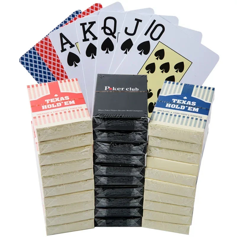 Baccarat Texas Hold'em Plastic Playing Cards Waterproof in USA