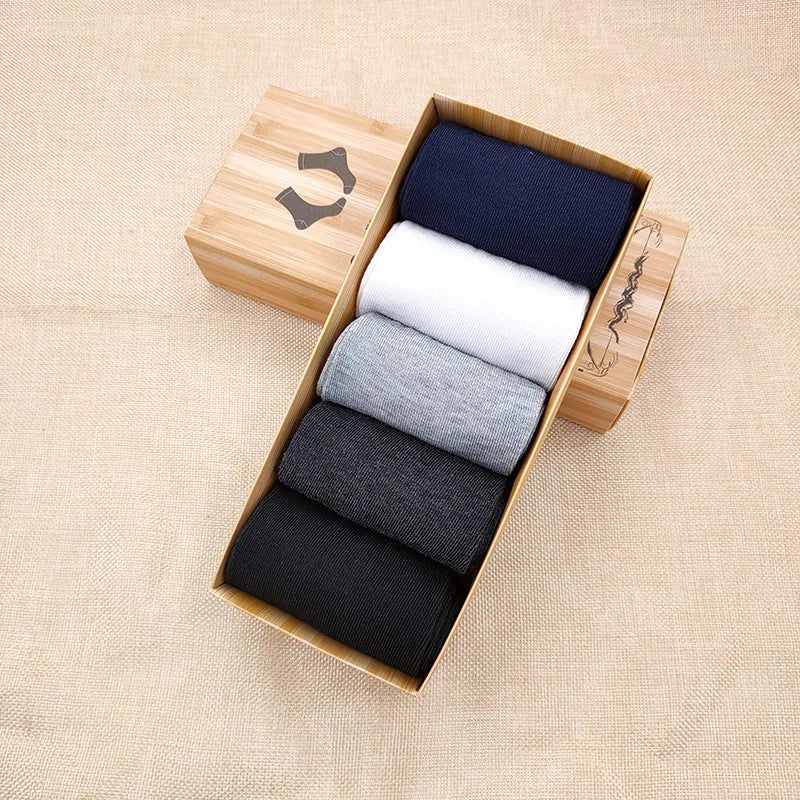 Cotton Plain Color Medium Tube Commercial Gift Boxes Socks in USA