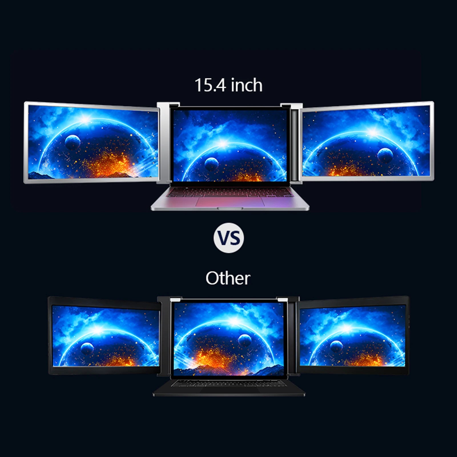 Portable Triple-screen Monitor Laptop Expansion Screen IN USA.