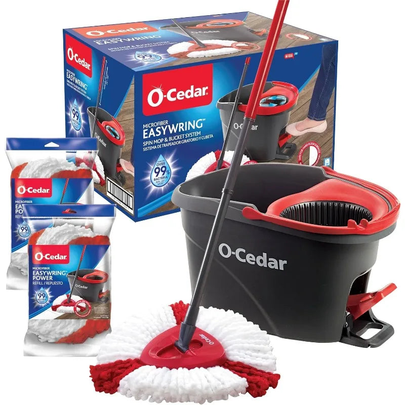 Microfiber Spin Mop & Bucket Floor Cleaning System in USA