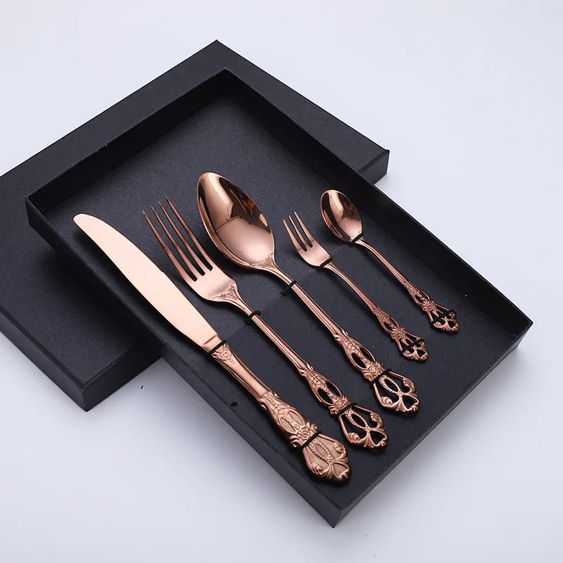 Stainless Steel Flatware Tableware Multi-Color Knife in USA.