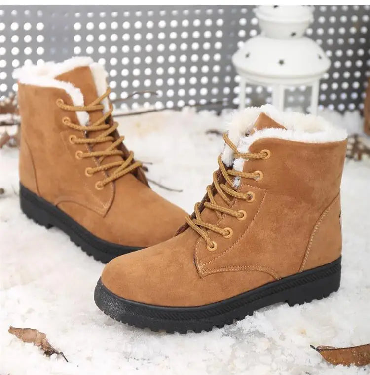 Women Boots Snow Plush Women Shoes Platform Boots in USA