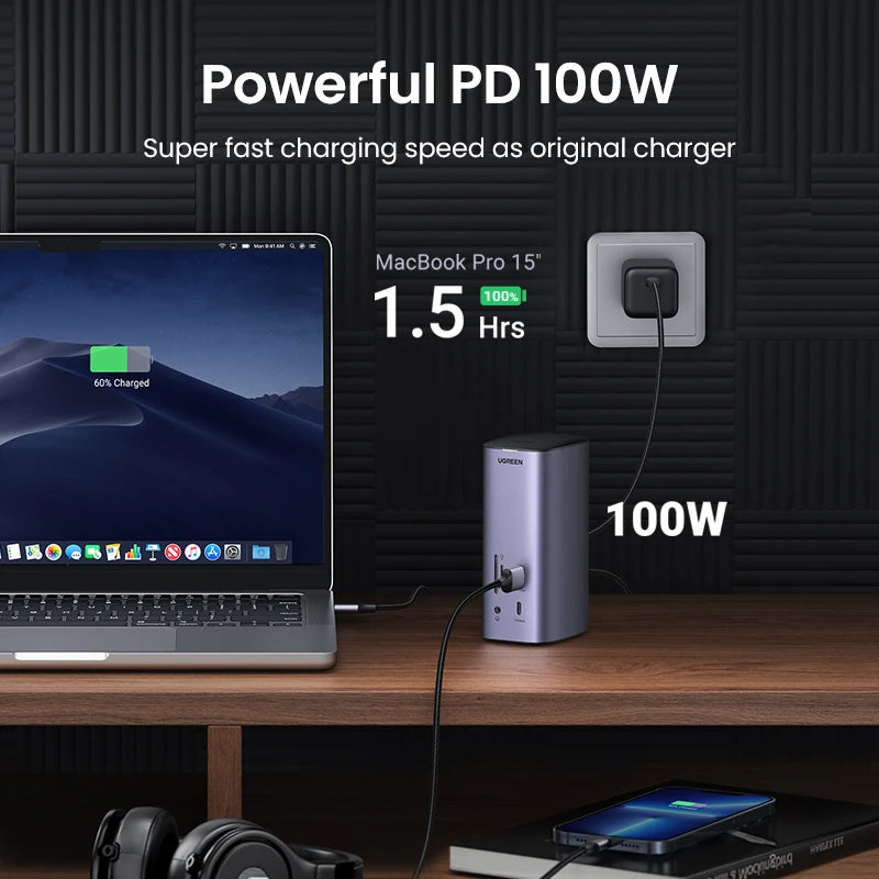 UGREEN Docking Station 12-IN-1 USB C to 8K HDMI DisplayPort in USA.