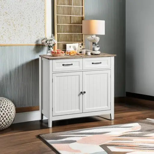 Kitchen Sideboard Buffet Cabinet, Large Kitchen Storage IN USA.