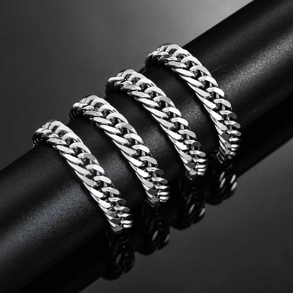 Stainless Steel Cuban Link Chains Classic Men Boy in USA