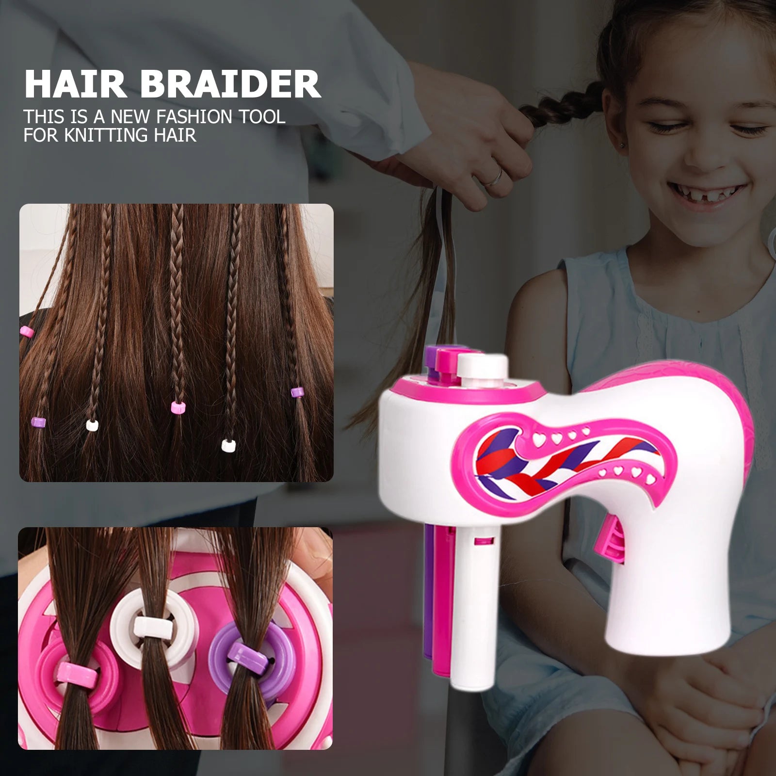 Automatic Hair Braider Electric DIY Hair Weave Machine in USA