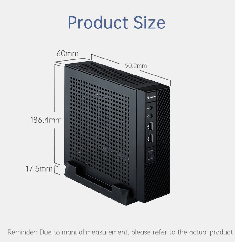 SOYO New Mini PC Intel SSD Windows HDMI Gaming Computer in USA.