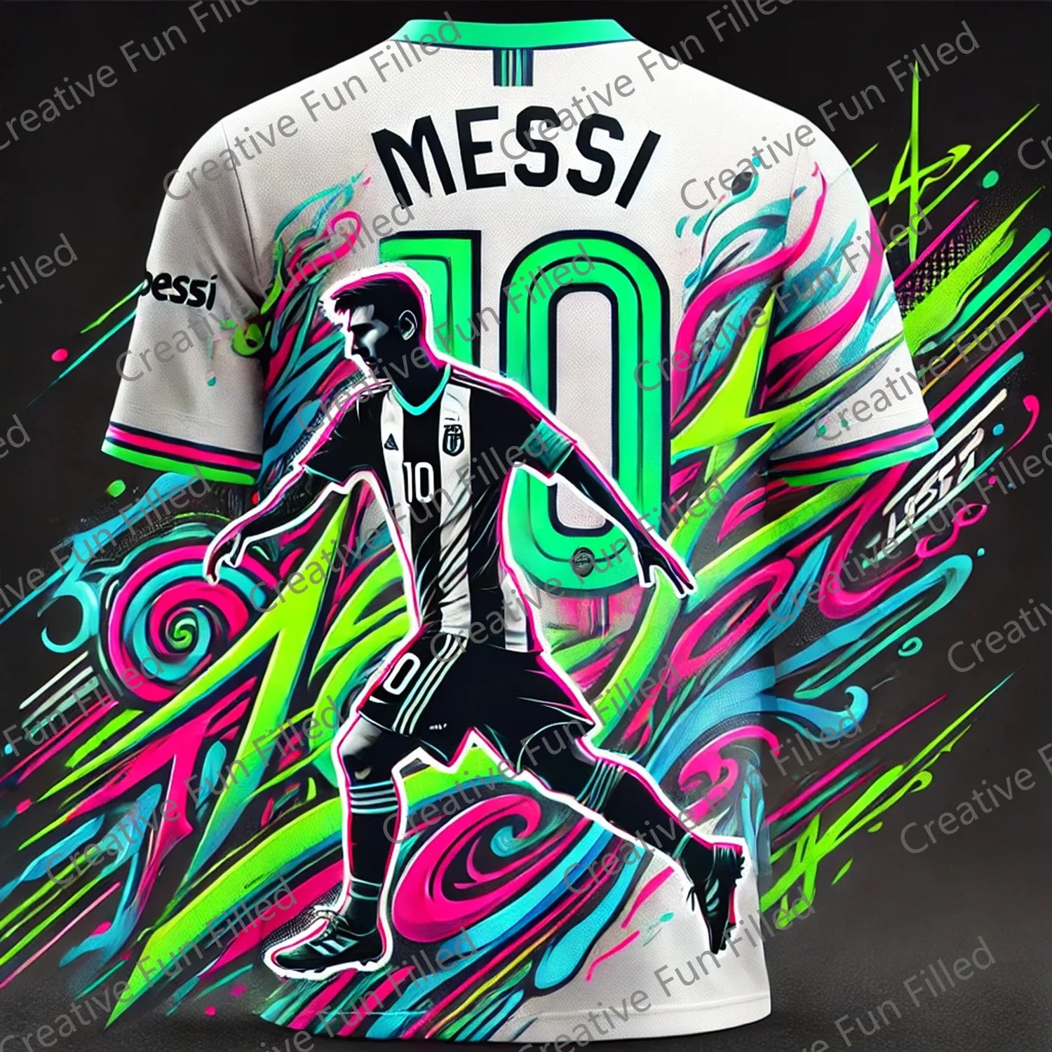 CHATGPT Street Graffiti Soccer Jersey Kids Adults in USA